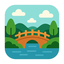 icon_nature_bridge_flat_design icon preview