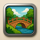 icon_nature_bridge_metallic icon preview