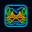 icon_nature_bridge_neon icon preview