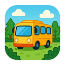 icon_nature_bus_cartoon icon preview