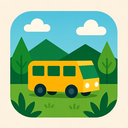 icon_nature_bus_origami icon preview