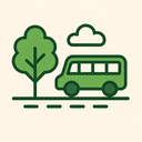 icon_nature_bus_thin icon preview