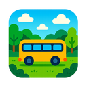 icon_nature_bus_vibrant_colors icon preview