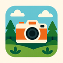 icon_nature_camera_flat_design icon preview