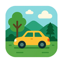 icon_nature_car_flat_design icon preview