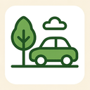 icon_nature_car_simplified icon preview