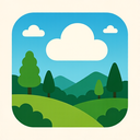 icon_nature_cloud_iconic icon preview