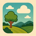 icon_nature_cloud_retro icon preview