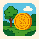 icon_nature_coin_bold icon preview