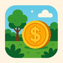 icon_nature_coin_iconic icon preview