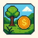 icon_nature_coin_pixel_art icon preview