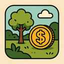 icon_nature_coin_retro icon preview