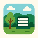 icon_nature_database_flat_design icon preview