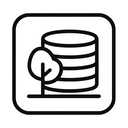 icon_nature_database_monochrome icon preview
