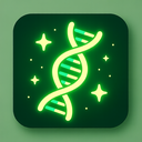 icon_nature_dna_strand_glow_effect icon preview