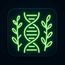 icon_nature_dna_strand_neon icon preview