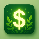 icon_nature_dollar_sign_glow_effect icon preview