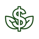 icon_nature_dollar_sign_minimal_outline icon preview
