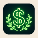 icon_nature_dollar_sign_neon icon preview