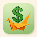 icon_nature_dollar_sign_origami icon preview