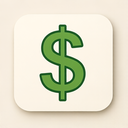 icon_nature_dollar_sign_thin icon preview