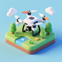 icon_nature_drone_3d_isometric icon preview