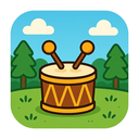 icon_nature_drum_cartoon icon preview