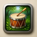 icon_nature_drum_metallic icon preview