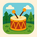 icon_nature_drum_origami icon preview