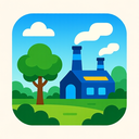icon_nature_factory_futuristic icon preview