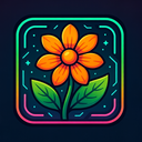 icon_nature_flower_cyberpunk icon preview