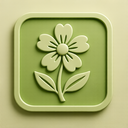 icon_nature_flower_embossed icon preview