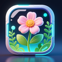 icon_nature_flower_futuristic icon preview