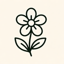 icon_nature_flower_line_art icon preview