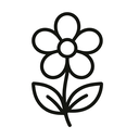 icon_nature_flower_minimal_outline icon preview