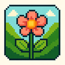 icon_nature_flower_pixel_art icon preview