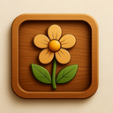 icon_nature_flower_wooden icon preview