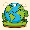 icon_nature_globe_cartoon icon preview