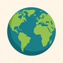 icon_nature_globe_flat_design icon preview