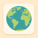 icon_nature_globe_flat_pastel icon preview