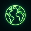 icon_nature_globe_neon icon preview