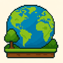icon_nature_globe_pixel_art icon preview
