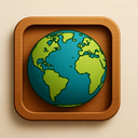 icon_nature_globe_wooden icon preview