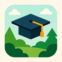 icon_nature_graduation_cap_geometric icon preview