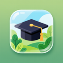 icon_nature_graduation_cap_glassy icon preview
