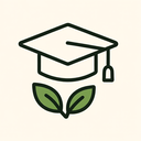 icon_nature_graduation_cap_minimal_outline icon preview