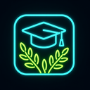 icon_nature_graduation_cap_neon icon preview