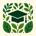 icon_nature_graduation_cap_organic_pattern icon preview