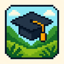 icon_nature_graduation_cap_pixel_art icon preview