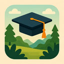 icon_nature_graduation_cap_retro icon preview